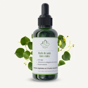 Huile de soin anti-rides 50 ml Lotus Bio packshot flacon