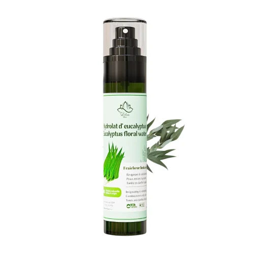 Hydrolat d’eucalyptus – 170 ml – Lotus Bio Flacon d'hydrolat d'eucalyptus Lotus Bio de 170 ml