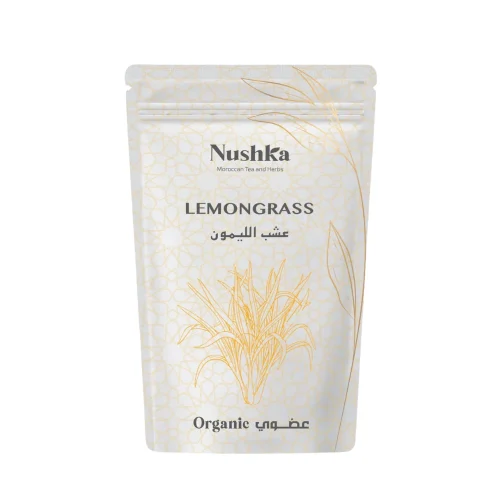 Packshot Lemongrass 30 g de Nushka feuilles citronnées pour infusion