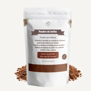 Poudre de katha 100 g Lotus Bio Packshot de poudre de katha Lotus Bio 100 g