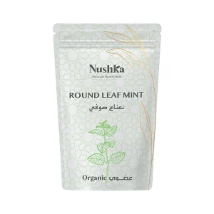Round Leaf Mint 30 g Nushka infusion en feuilles Packshot Round Leaf Mint 30 g de Nushka feuilles de menthe ronde