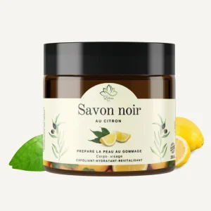 Pot de savon noir au citron Lotus Bio de 250 g