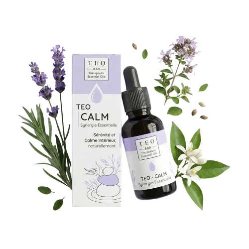 Flacon TEO-CALM 10 ml en verre avec bouchon compte-gouttes