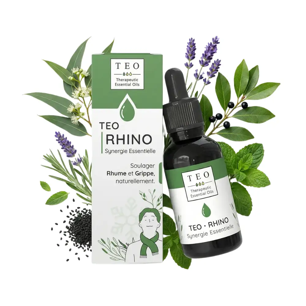 Flacon TEO-RHINO 10 ml en verre avec bouchon compte-gouttes