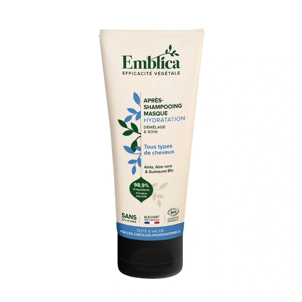 Après-shampooing masque hydratation 200 ml Emblica soin riche