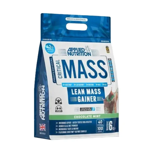 Critical Mass Lean Mass Gainz Chocolat Menthe 6 kg Applied Nutrition poudre pour shakes aromatiques