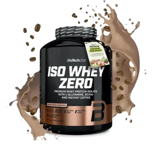 Iso Whey Zero Café Latte – 1816 g – BioTech Iso Whey Zero Café Latte 1816 g BioTech en poudre pour préparer des shakes et smoothies