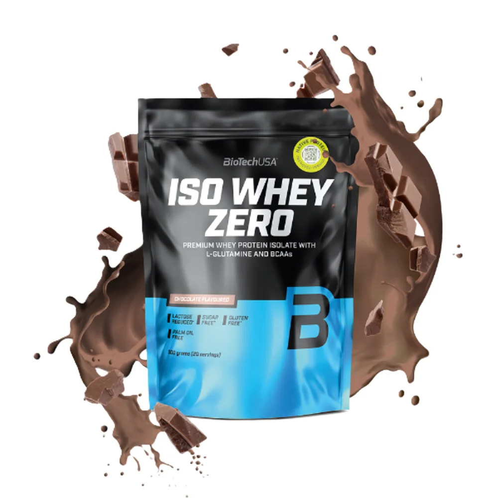 Iso Whey Zero Chocolat – 500 g – BioTech Iso Whey Zero Chocolat 500 g BioTech en poudre pratique pour shakes rapides