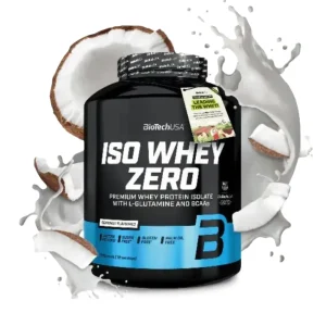 Iso Whey Zero Noix de coco – 1816 g – BioTech Iso Whey Zero Noix de coco 1816 g BioTech en poudre pour boissons et préparation culinaire