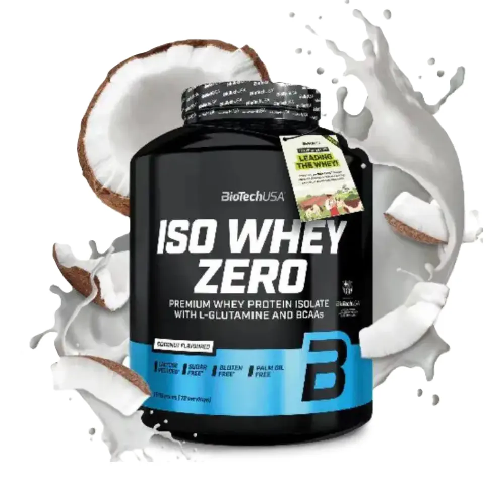 Iso Whey Zero Noix de coco – 1816 g – BioTech Iso Whey Zero Noix de coco 1816 g BioTech en poudre pour boissons et préparation culinaire