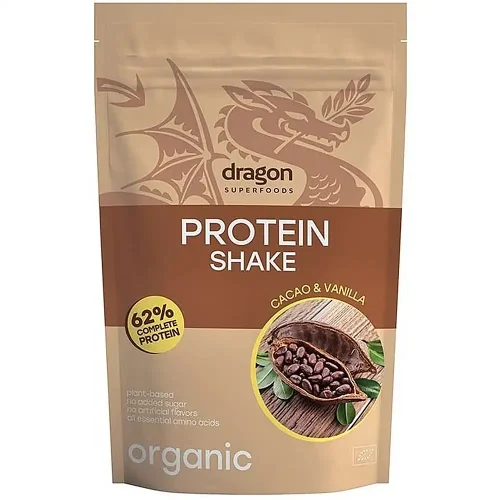Shake protéiné cacao et vanille 500 g Dragon Superfoods Shake protéiné cacao vanille 500 g Dragon Superfoods