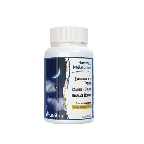 boîte mélatonine 30 gélules nutrimax