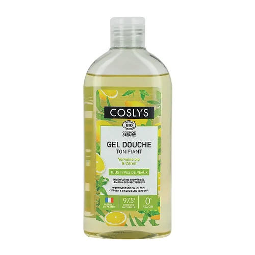 Gel Douche Verveine Citron – 250 ml – Coslys Flacon pompe 250 ml de Gel Douche Verveine Citron Coslys tonifiant