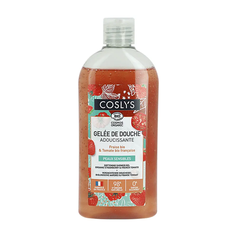 Gelée de Douche Adoucissante Fraise 250 ml Coslys Flacon de Gelée de Douche Adoucissante Coslys à la Fraise 250 ml