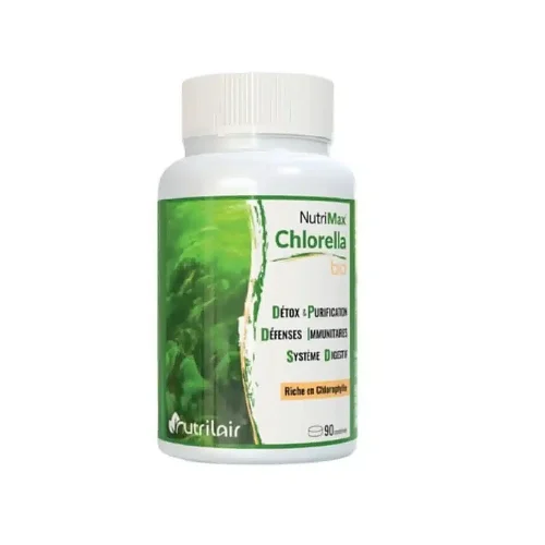 boîte chlorella bio 90 comprimés nutrimax