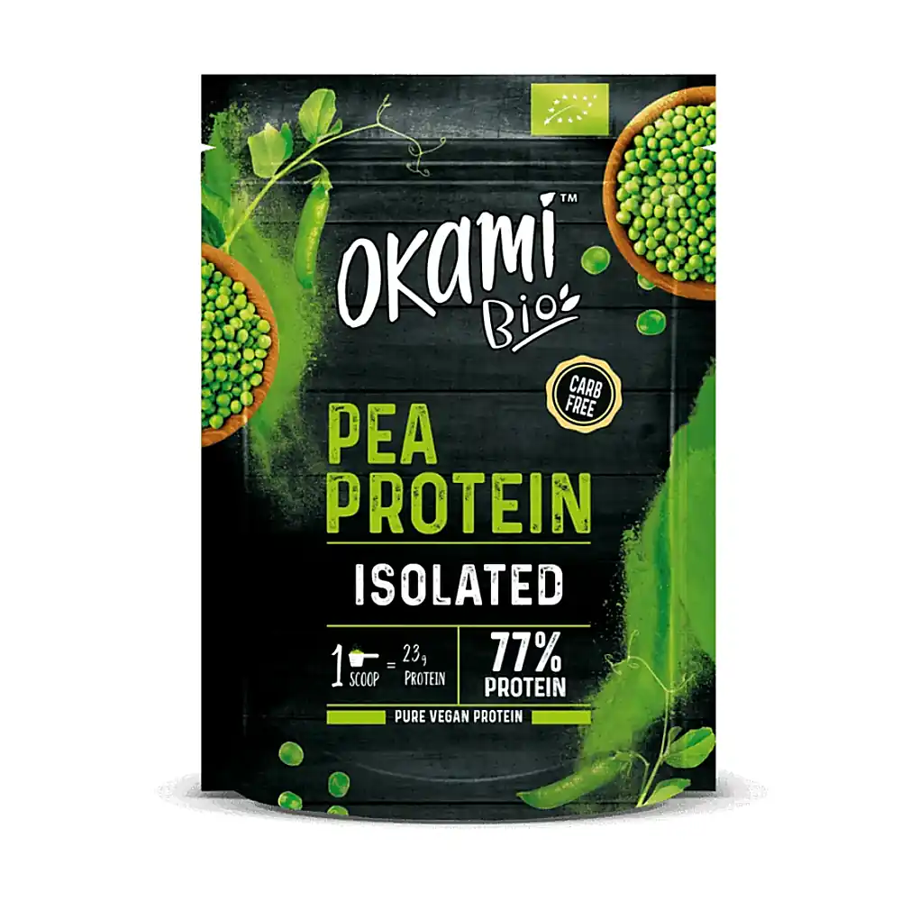Proteine de Pois Isolee Okami, sachet de 500 g de poudre pure