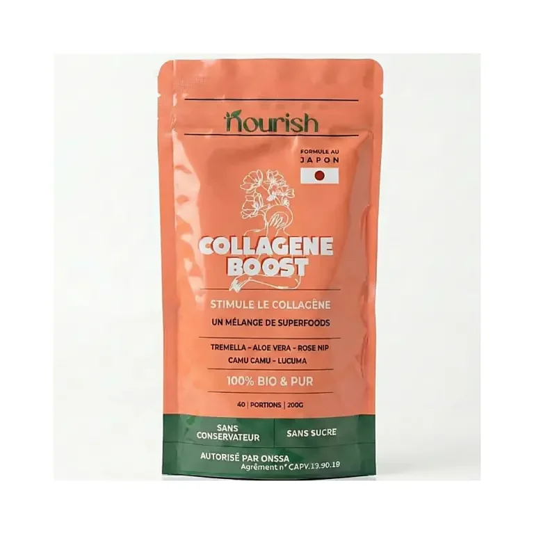 Sachet Boost collagène Nourish 200 g, poudre en doypack