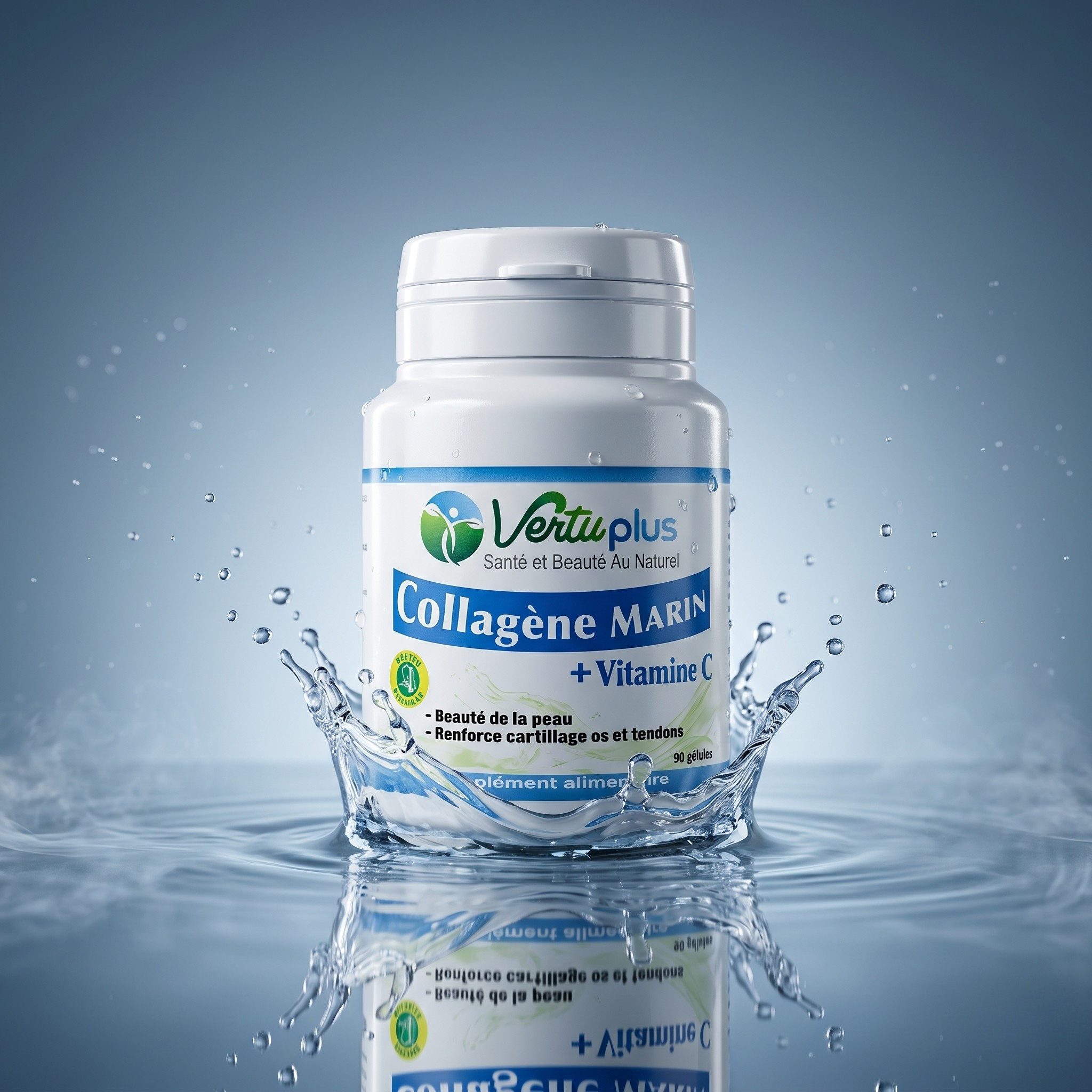Complément alimentaire pour la peau éclat hydratation acide hyaluronique collagène