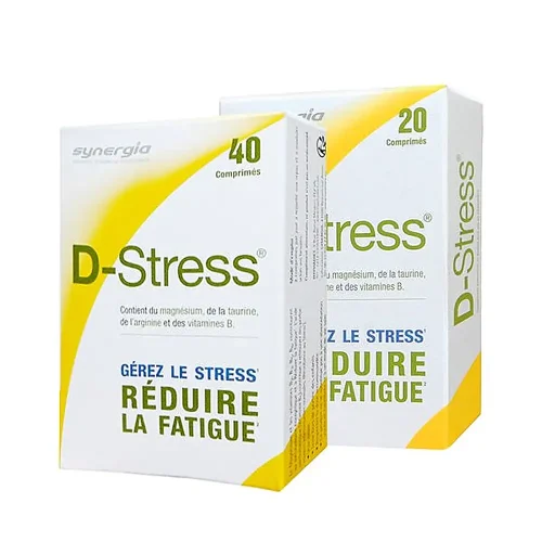D-STRESS 40 comprimés Hyphadiet magnésium vitamines B