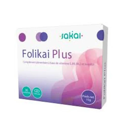FOLKAI PLUS 30 comprimés Hyphadiet acide folique fer iode