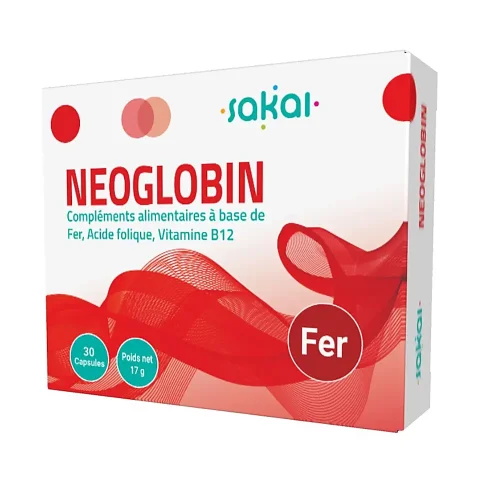 NEOGLOBIN 30 comprimés Hyphadiet complément fer vitamines