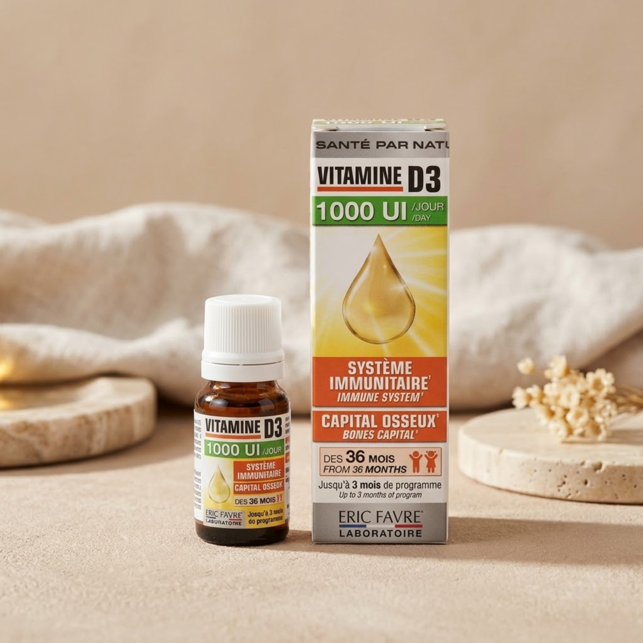 Complément alimentaire vitamine D bienfaits os immunité Maroc
