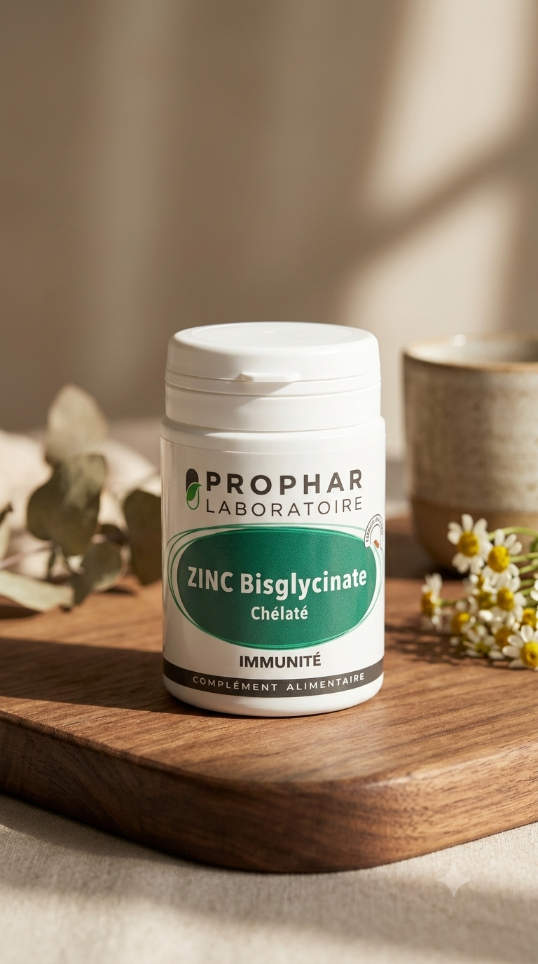 Zinc prix Maroc complément alimentaire zinc comprimé gélules bisglycinate