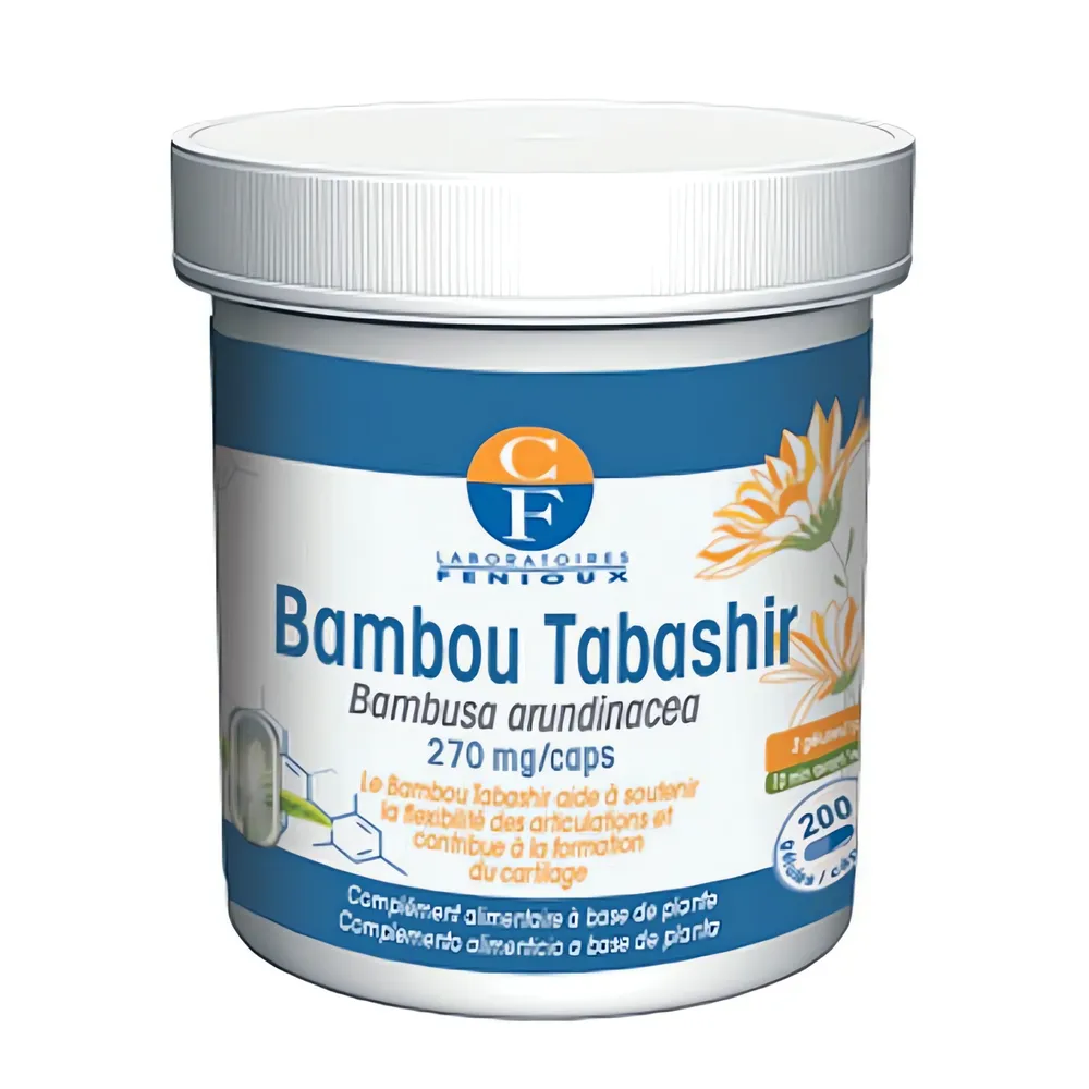 Bambou Tabashir Fenioux silice naturelle bambou