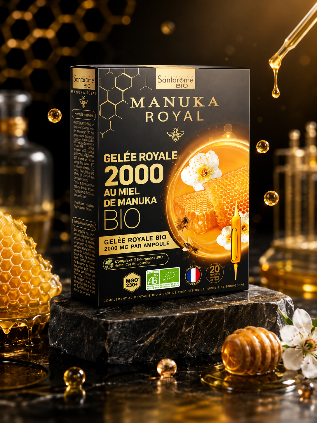 Gelée royale prix Maroc ampoule bio gélules pure complément alimentaire