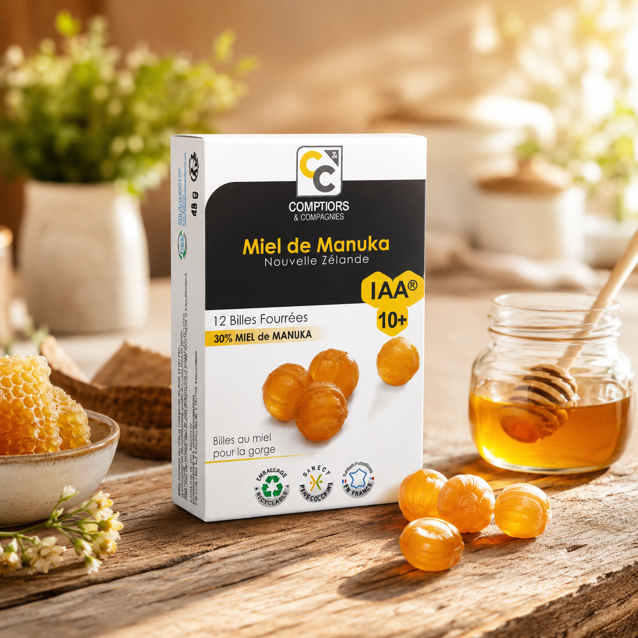Miel de manuka Maroc manuka honey certifié MGO authentique Nouvelle-Zélande