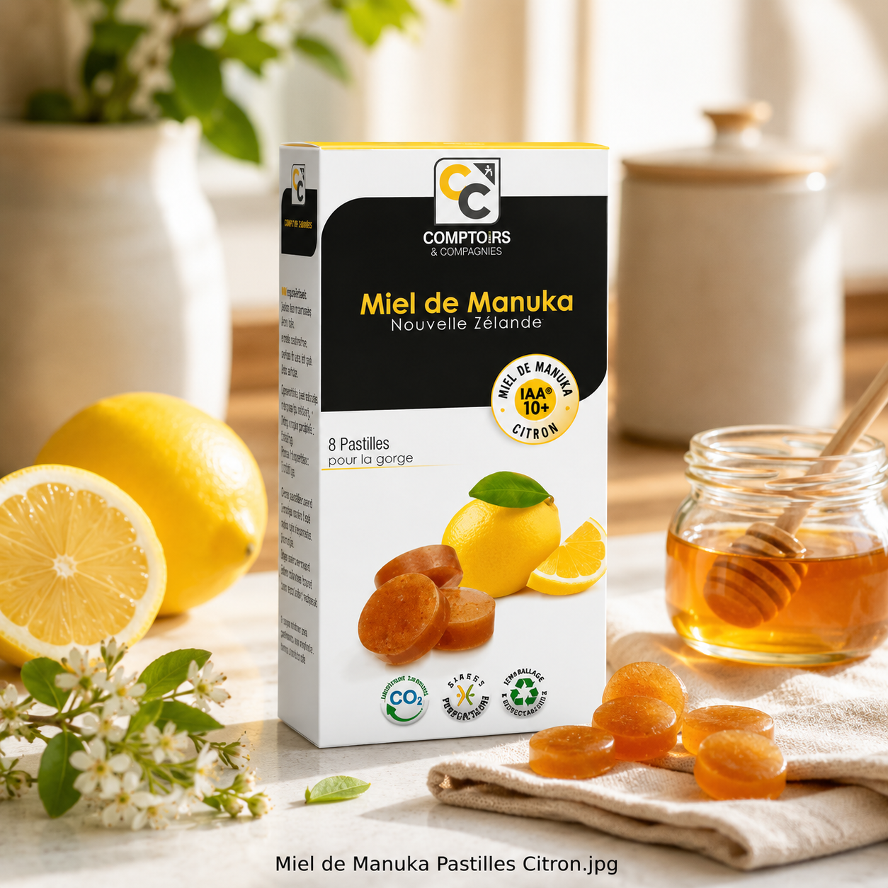 Bienfaits miel manuka Maroc antibactérien gorge immunité cicatrisation peau