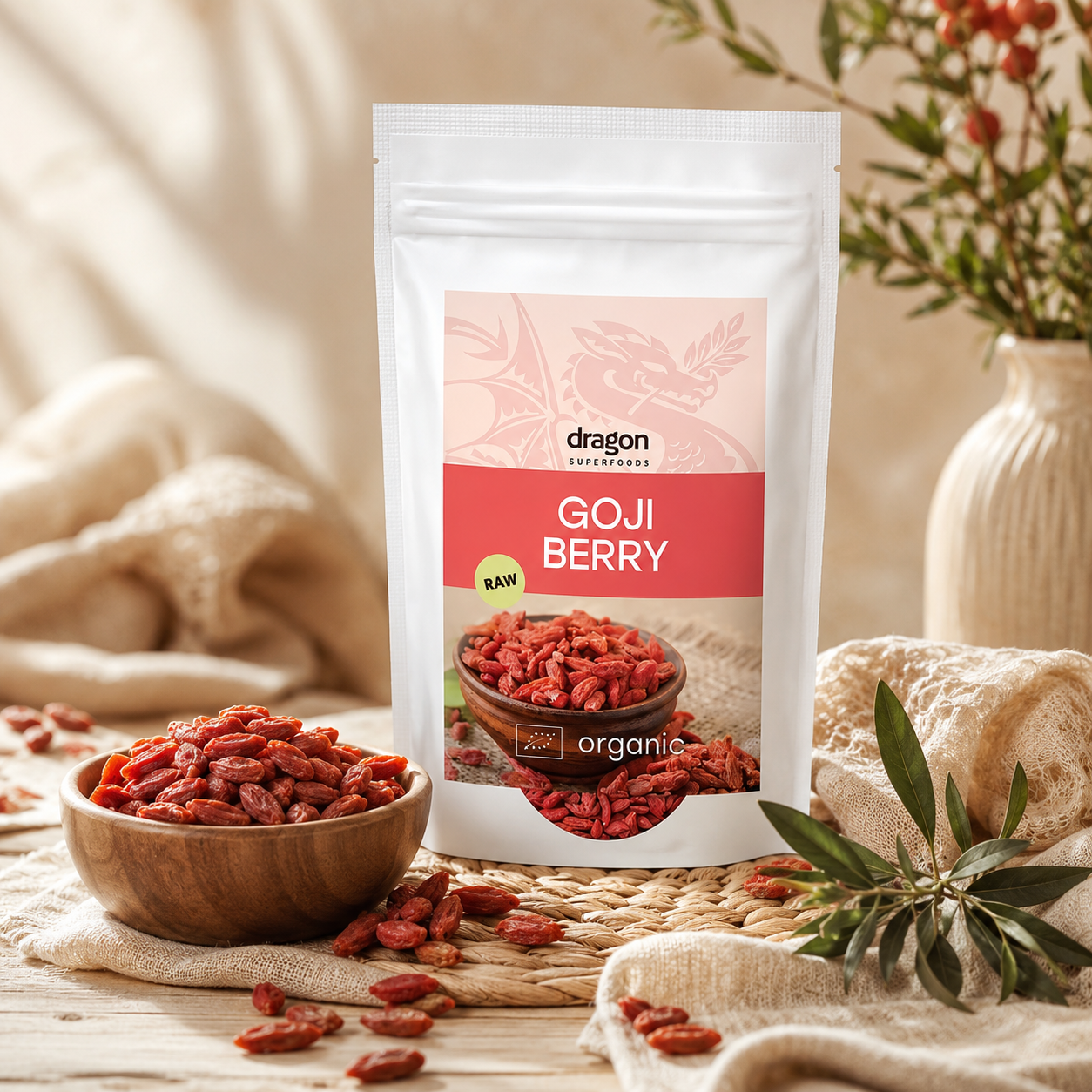 Bienfaits baie de goji séchée vitamines antioxydants