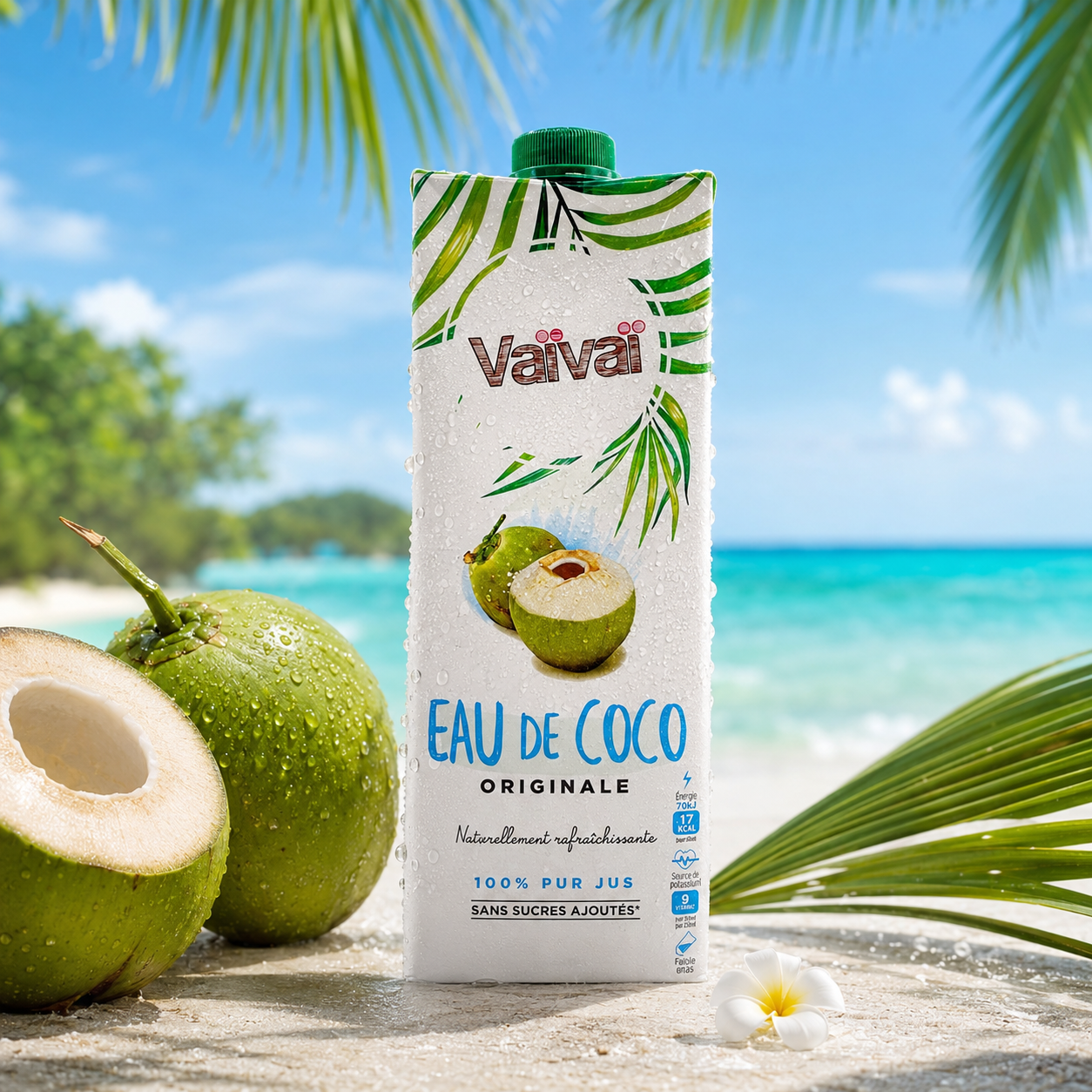 Bienfaits eau de noix de coco hydratation électrolytes