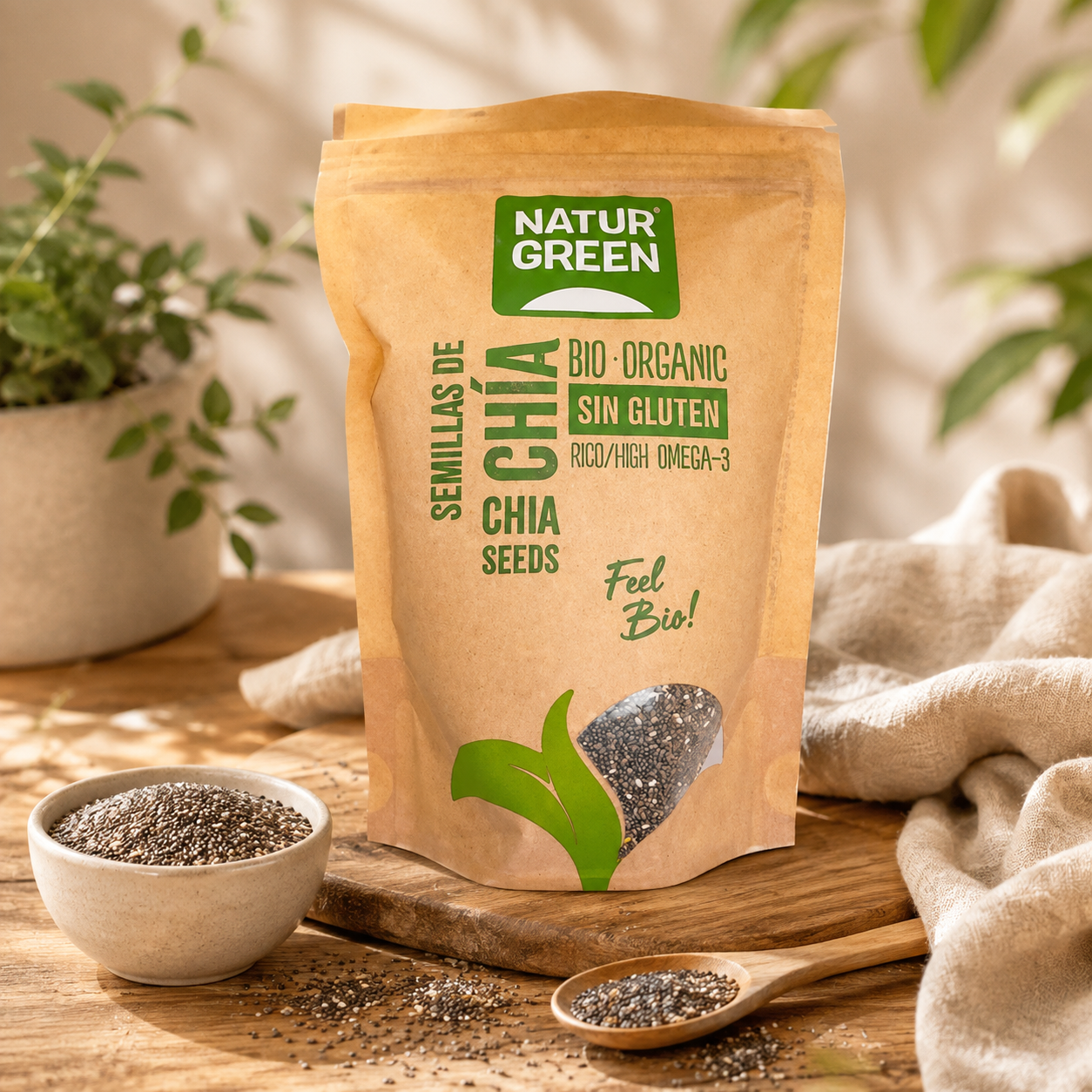 Bienfaits graine de chia noir fibres protéines végétales