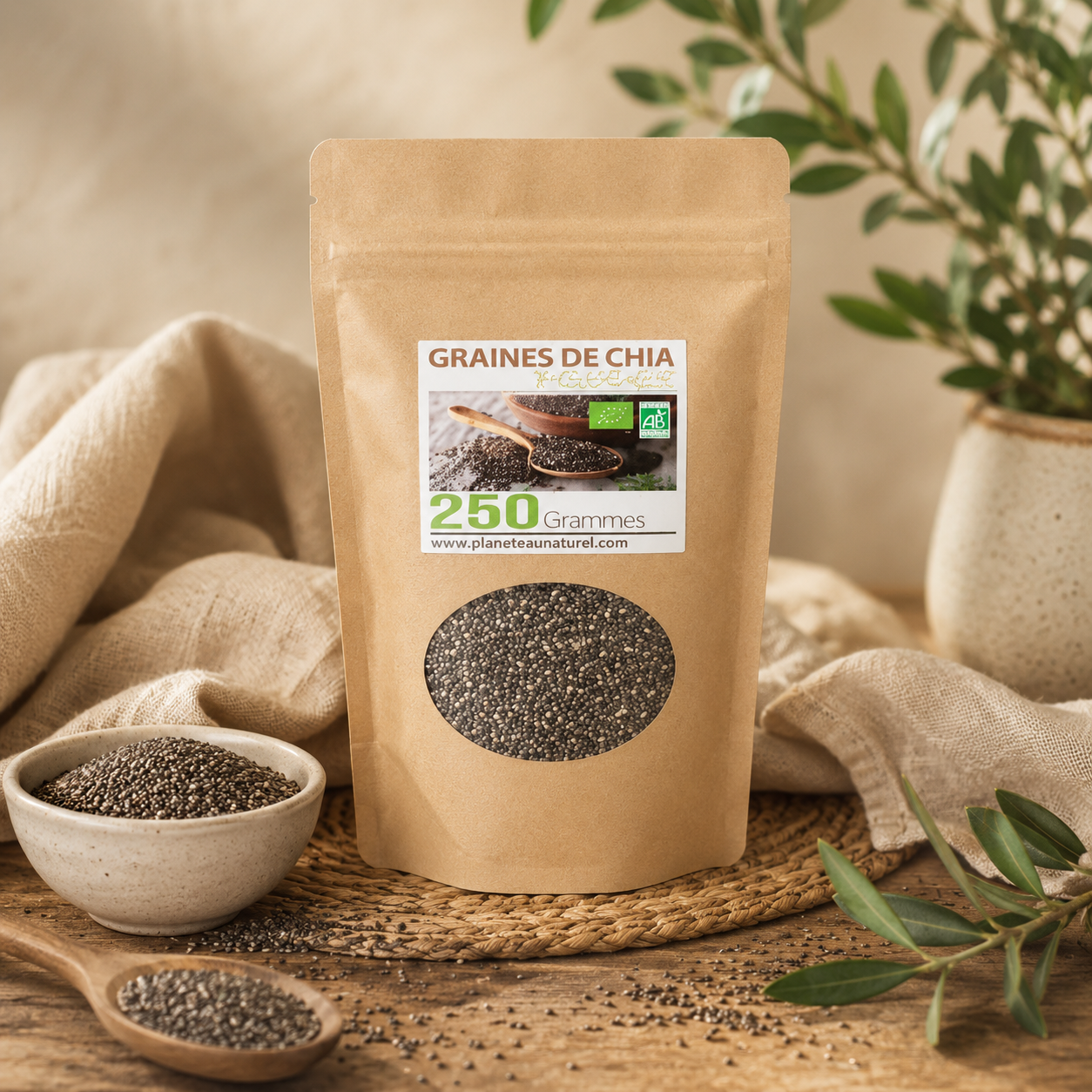 Graine de chia maroc bio oméga 3 – Herboristerie Principale