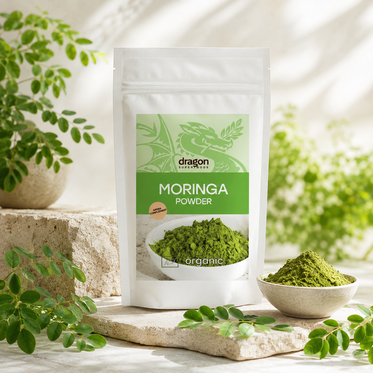 Bienfaits moringa powder protéines fer vitamines antioxydants