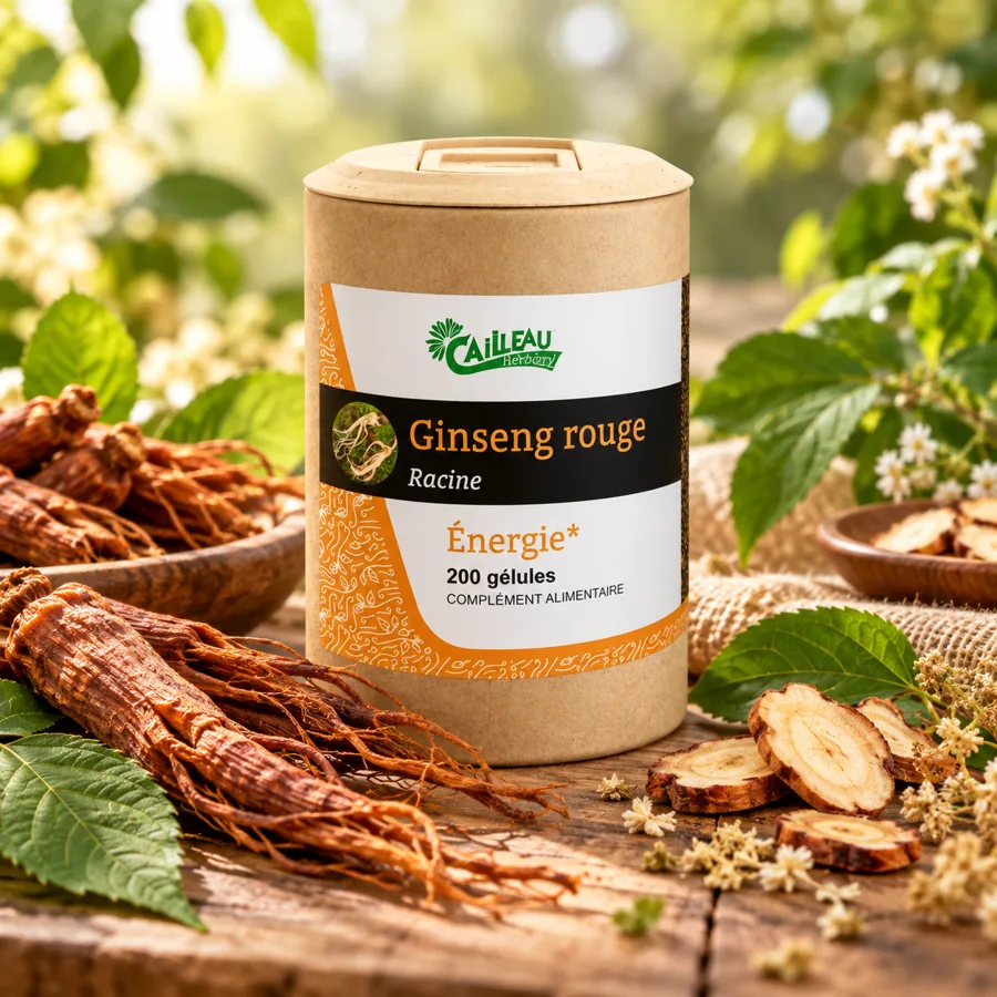 Ginseng Maroc – ginseng rouge racine Cailleau 200 gélules